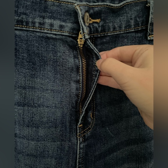 Old Navy Dark Indigo Boyfriend Jeans Size 16 - Picture 5 of 9